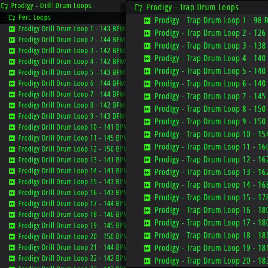 PRODIGY DRUM LOOPS
