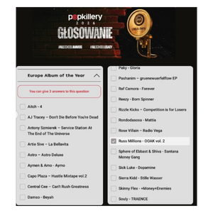 "European Album Of The Year" Nominated